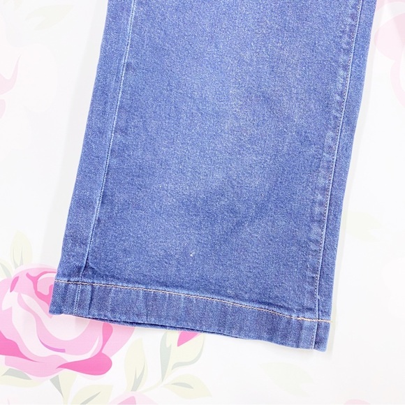 Banana Republic Dark Wash Hiigh Rise Wide Leg Crop Denim Jeans 28 - Picture 6 of 10